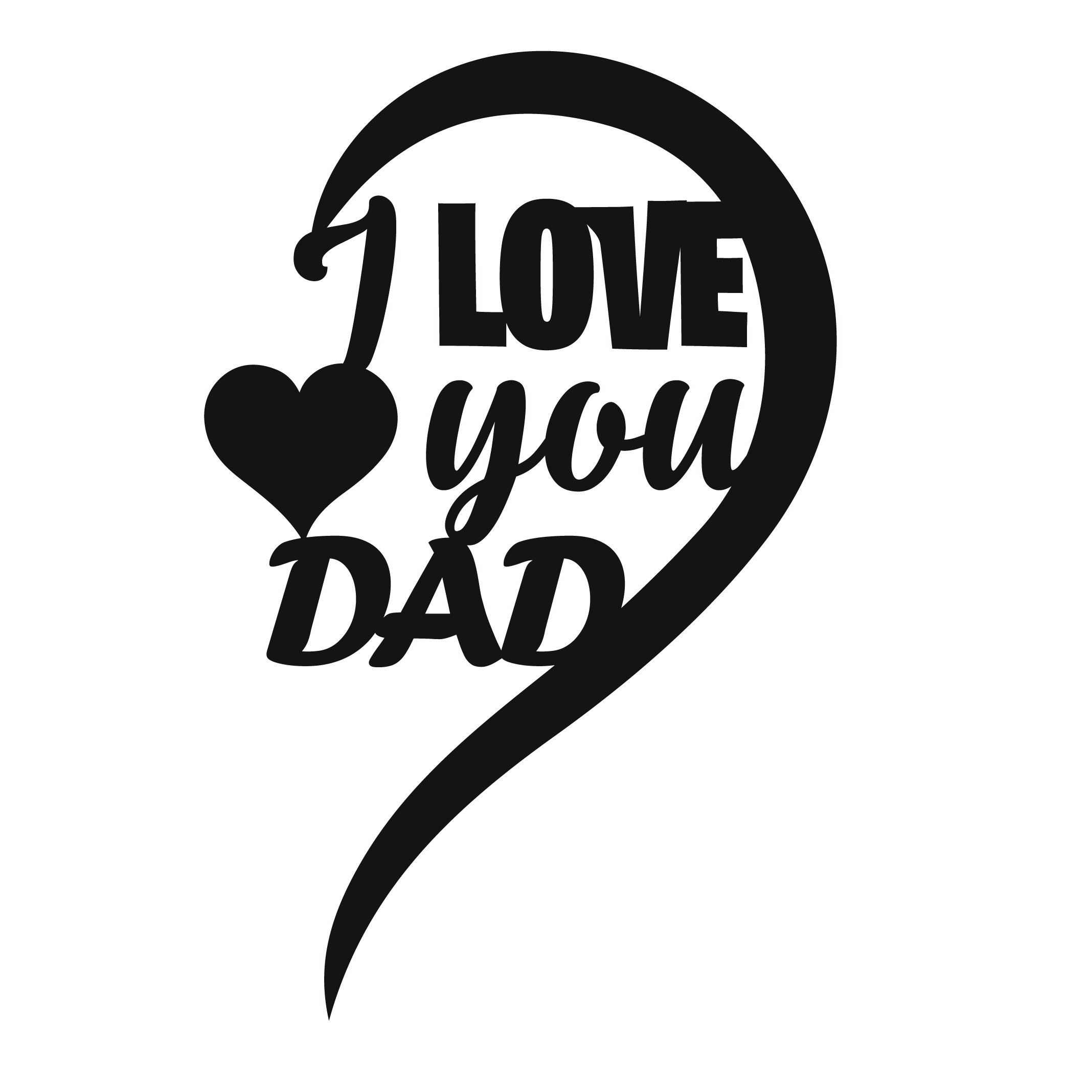 Personalised Fathers Day Cake Topper - Style 7