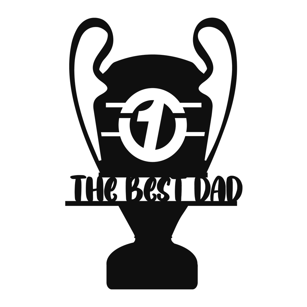 Personalised Fathers Day Cake Topper - Style 9