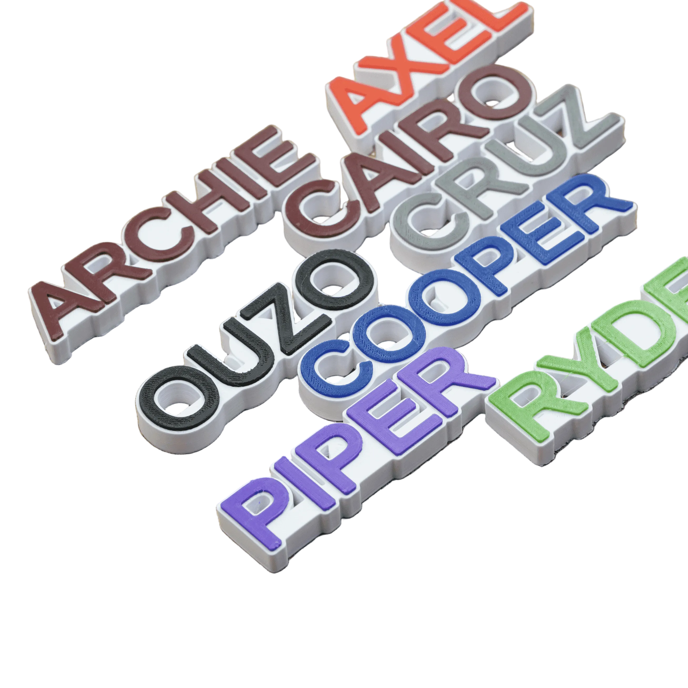 Personalised Name Charms for Crocs by The Create Studio