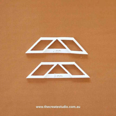 The Create Studio Book Binding Corner Tool with 2mm and 3mm options for precise book corners