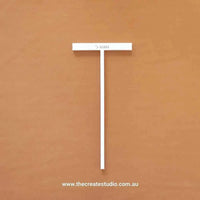T-piece binding accessory for precise measurements in crafting projects