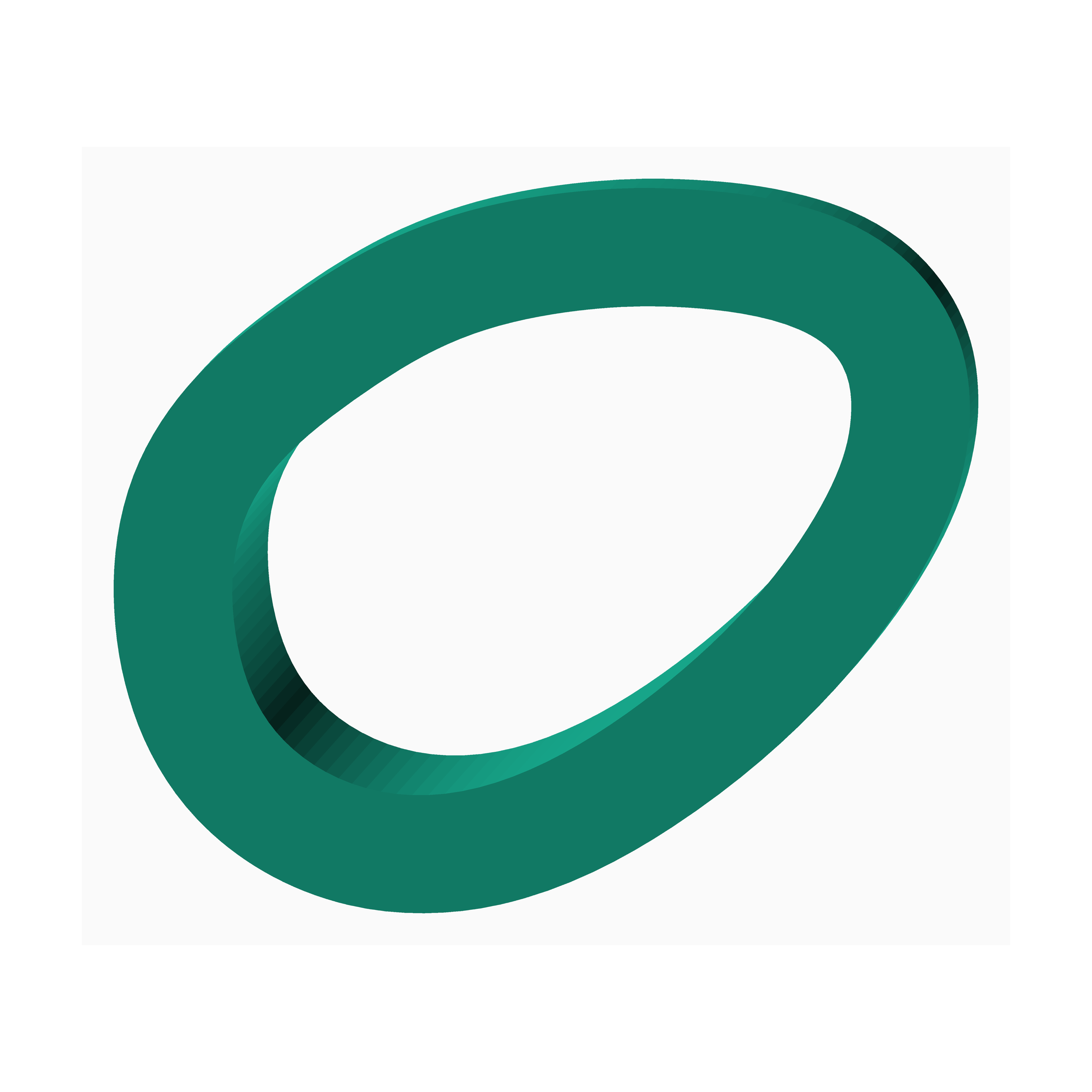 The Create Studio green custom clay cutter for earrings shaped like an irregular oval