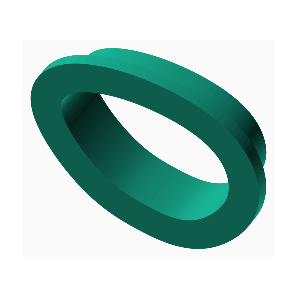 The Create Studio custom clay cutter for earrings in green oval shape for jewelry crafting