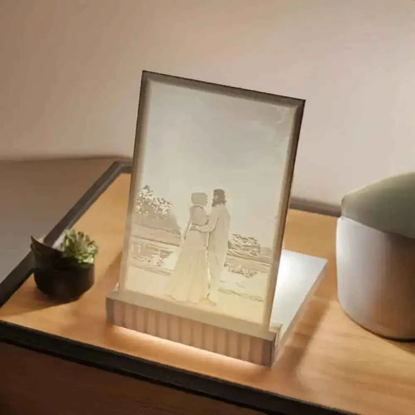 Custom Lithograph Personalized Night Lamp - Unique & Customizable