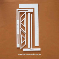 Essential bookbinding tools displayed on a brown background for efficient crafting