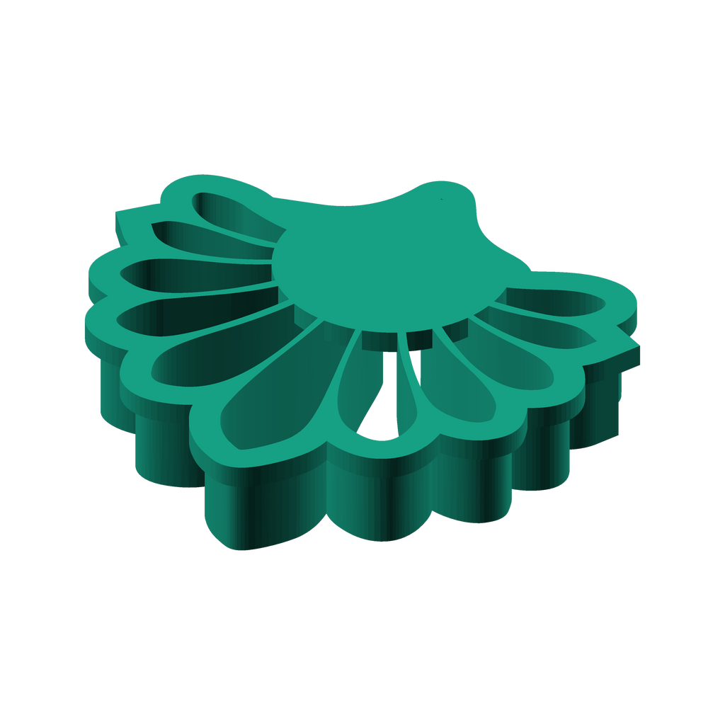 Flower shaped clay cutter from The Create Studio for crafting and shaping clay projects
