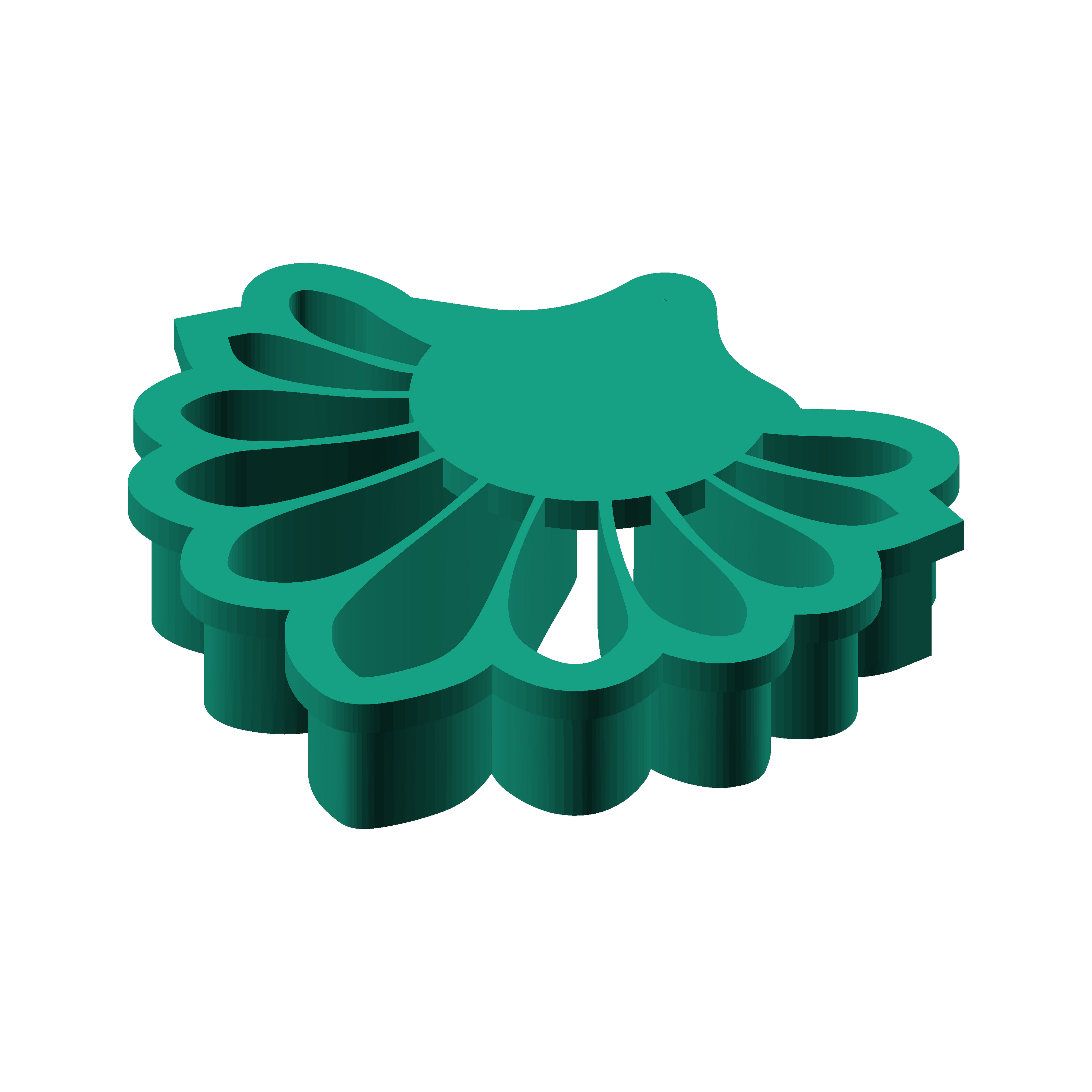 Flower shaped clay cutter from The Create Studio for crafting and shaping clay projects