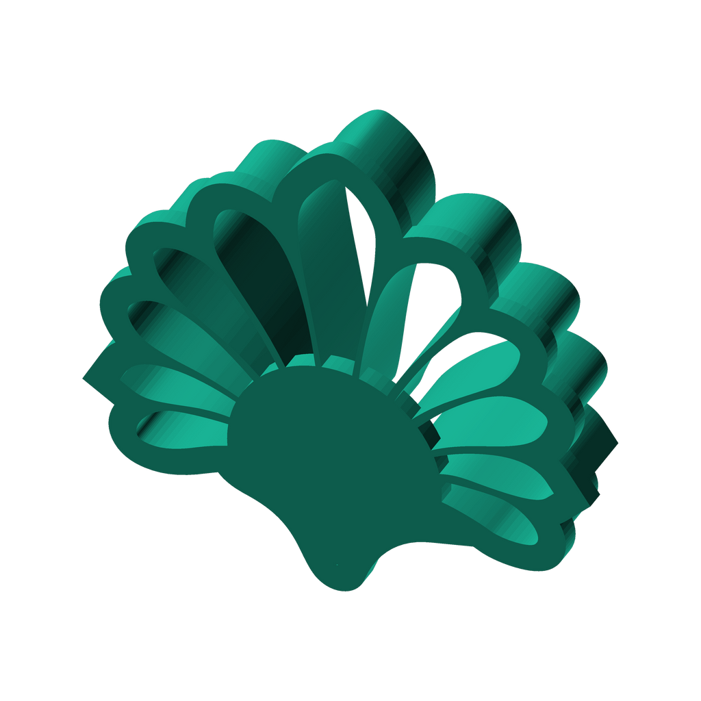 Flower shaped clay cutter by The Create Studio for crafting beautiful floral designs in clay