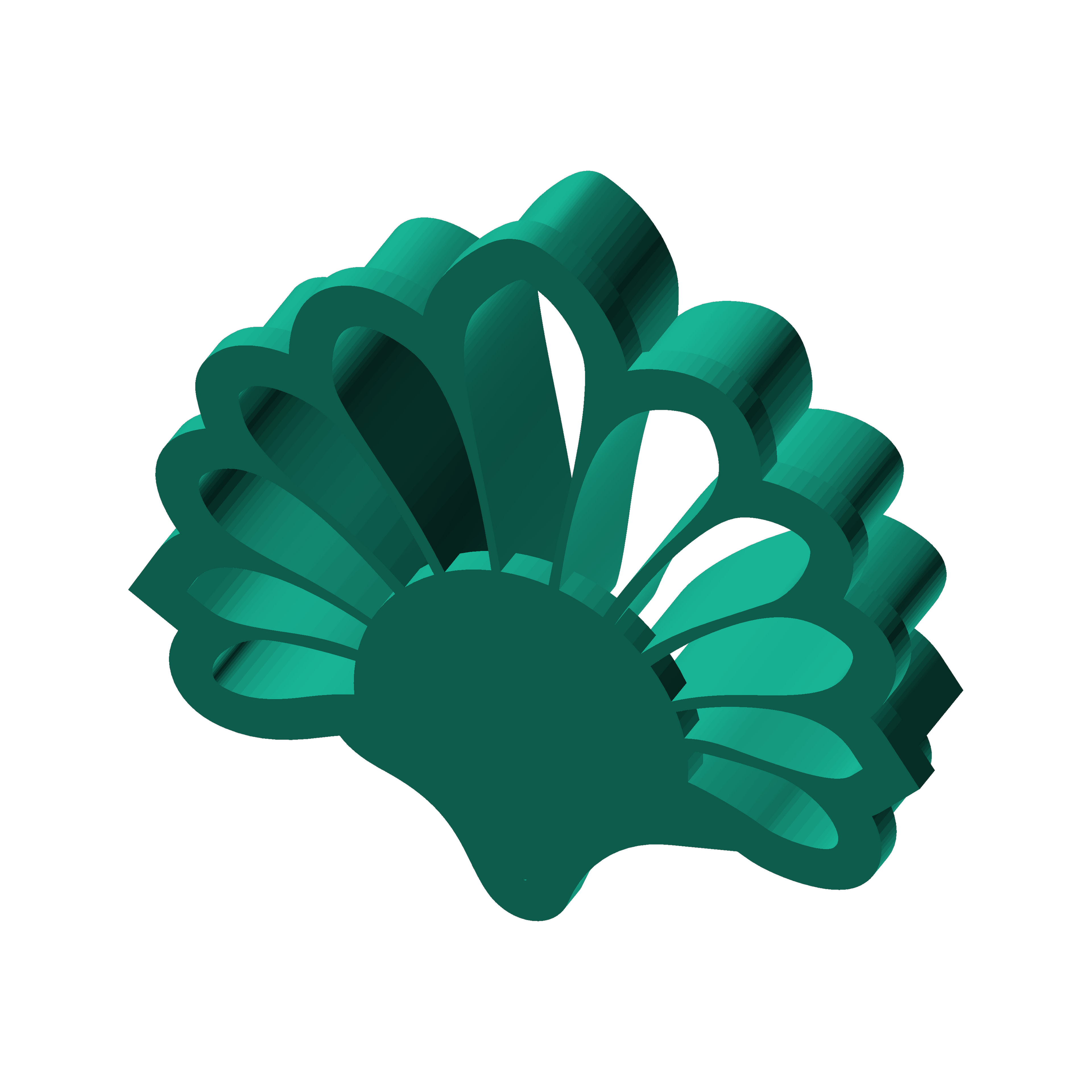 Flower shaped clay cutter by The Create Studio for crafting beautiful floral designs in clay