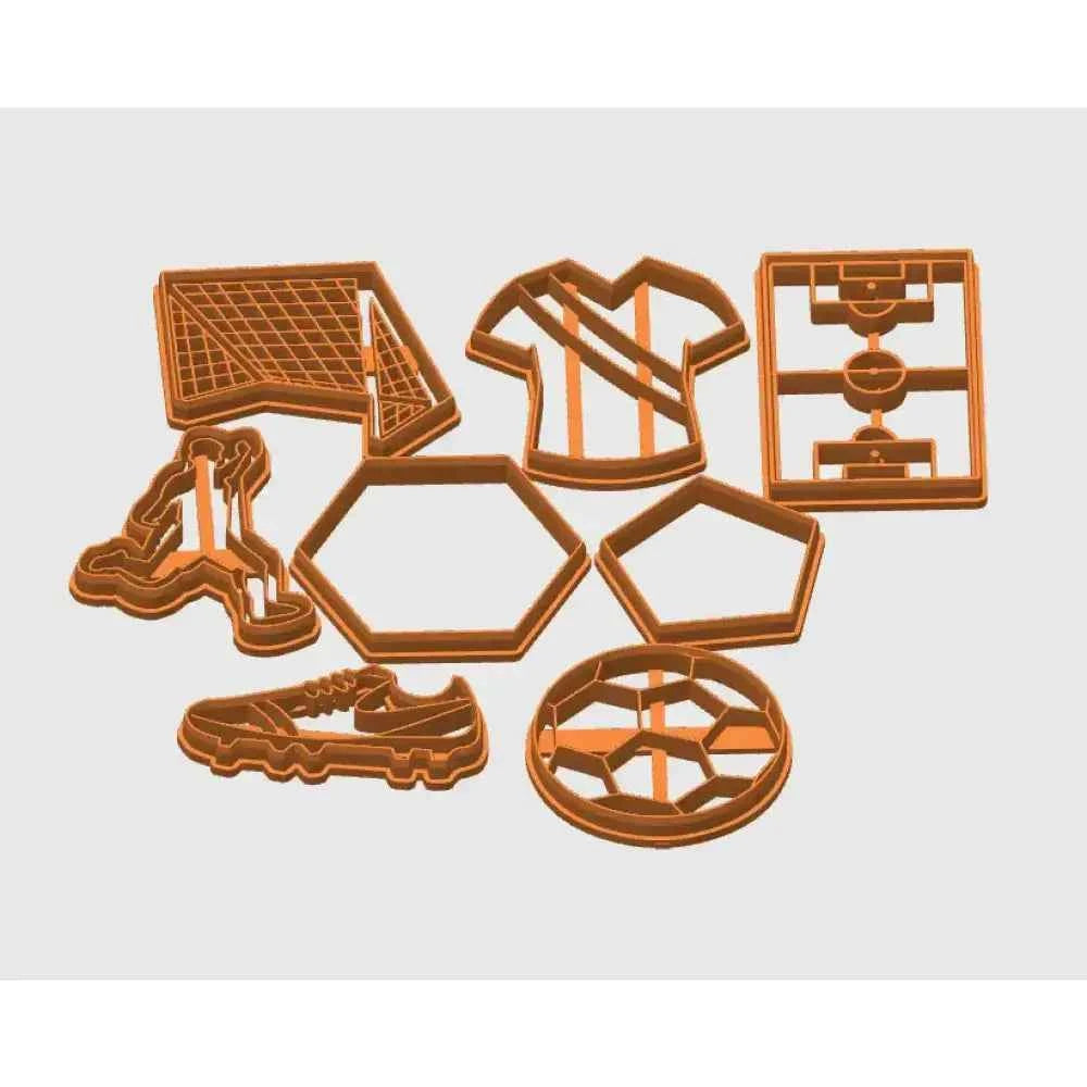 Football Cookie cutter set - Set of 8