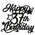 37th Birthday - Numbered - Cake Topper - The Create Studio