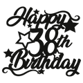 38th Birthday - Numbered - Cake Topper - The Create Studio
