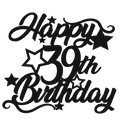 39th Birthday - Numbered - Cake Topper - The Create Studio