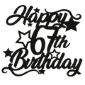 67th Birthday - Numbered - Cake Topper - The Create Studio