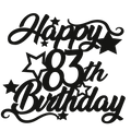 83rd Birthday - Numbered - Cake Topper - The Create Studio
