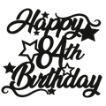 84th Birthday - Numbered - Cake Topper - The Create Studio
