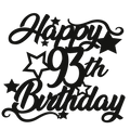 93rd Birthday - Numbered - Cake Topper - The Create Studio