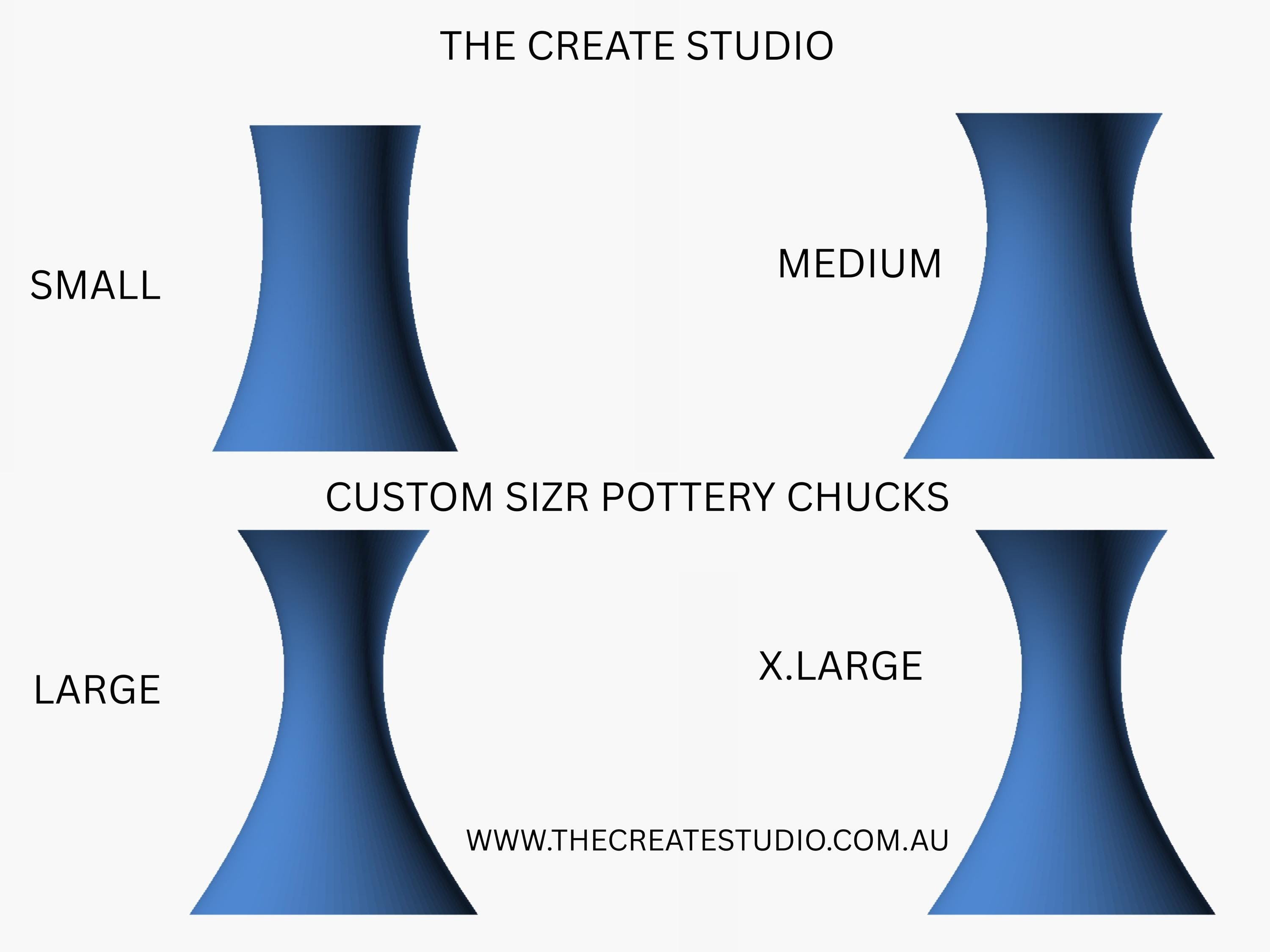 Pottery Chucks - Various Sizes and Depths