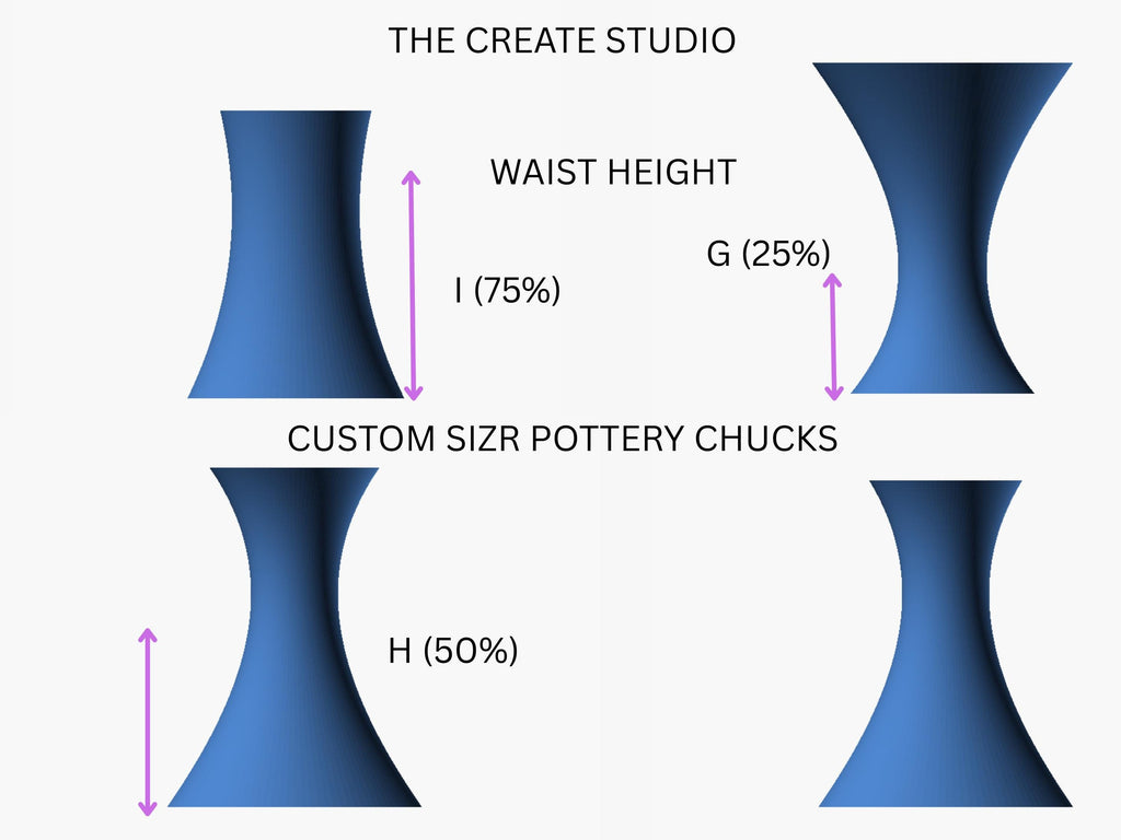 Pottery Chucks - Various Sizes and Depths