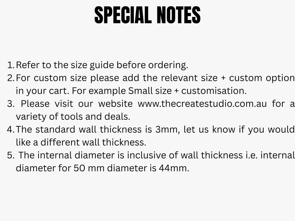 Pottery Chucks - Various Sizes and Depths