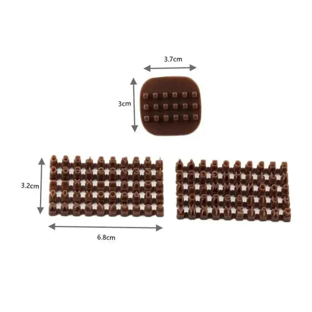 Mini Alphanumeric Polymer Clay Stamping Set | Baking Stamp