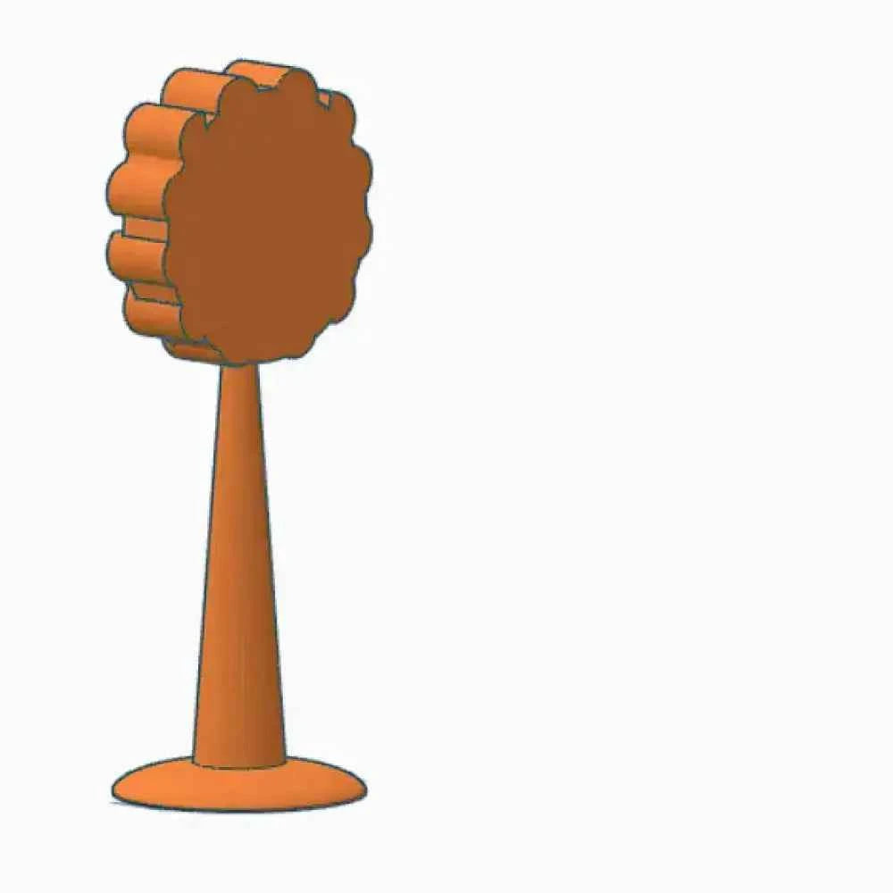 Minimalist Flower Tower Headphone Stand | Custom Artistic Audio Holder