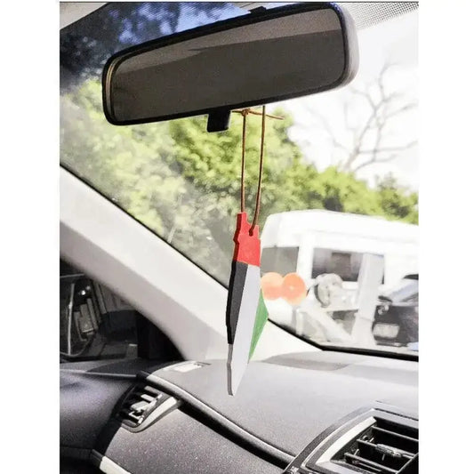 Palestine map car hanger - decor