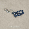 Personalised Harry Potter keychain with custom name in stylish design for fans of the series
