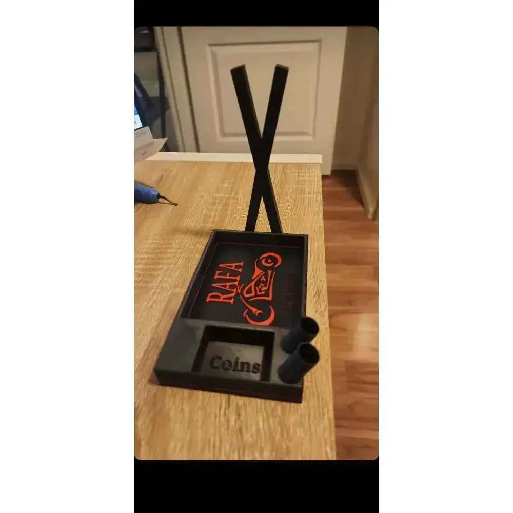 Personalised wallet and Headphone Destop Stand