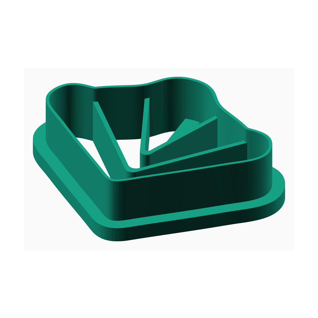 The Create Studio green clay cutter tool for shaping polymer clay tools for jewelry making