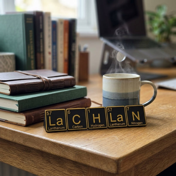Personalised Periodic Name Plate: A Unique Decor Item