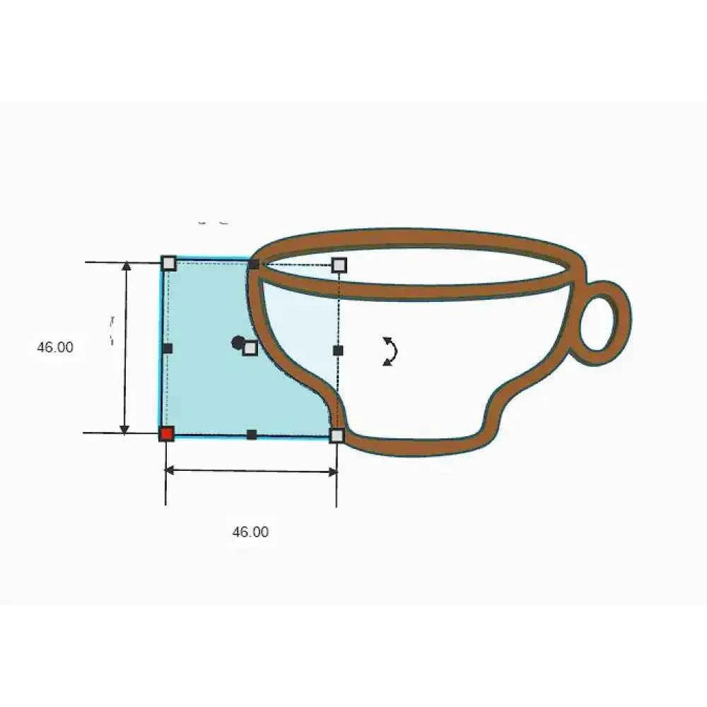 Pottery Rib tool | Mug Shaper - Design 3