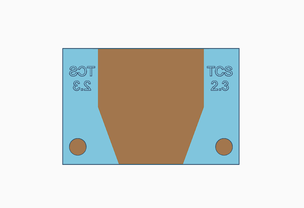 Pottery rib tool sculpting from The Create Studio with a unique design for shaping clay surfaces