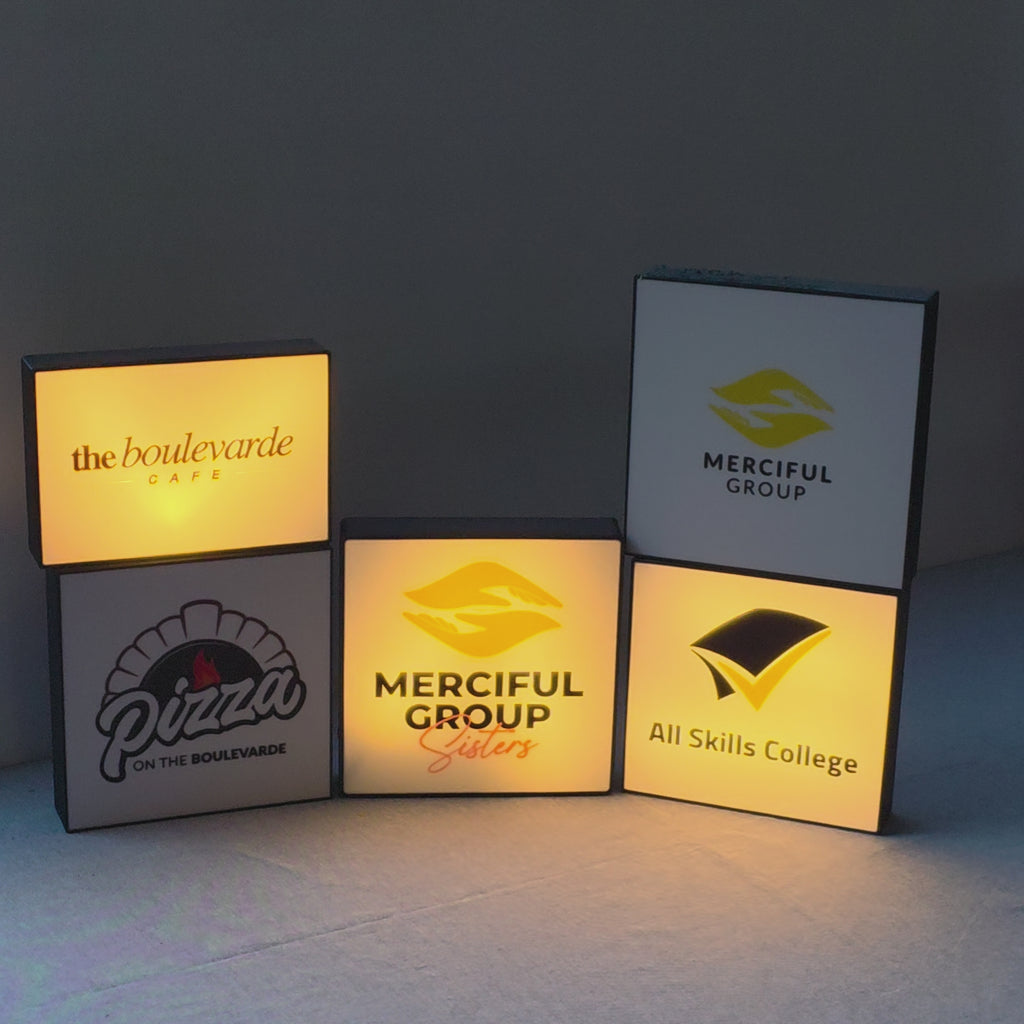 Unique Corporate Desk Light Box Brand Your Buisness
