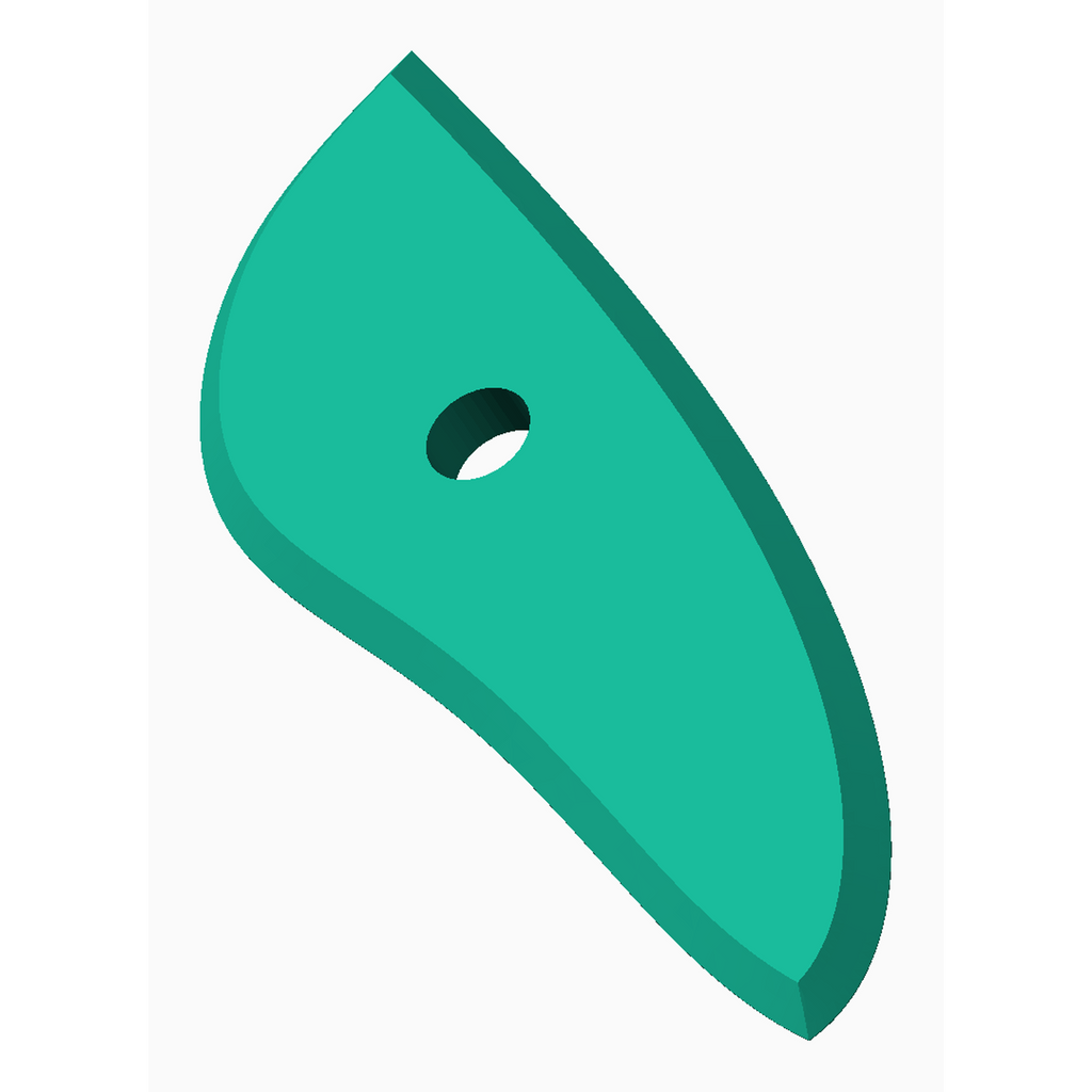 General Rib 5 - Pottery & Clay Ribs & Tools - The Create Studio