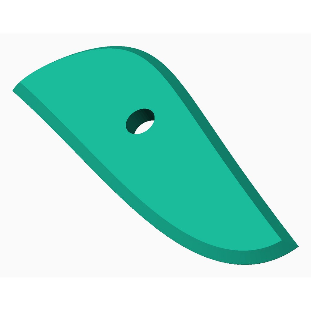 General Rib 6 - Pottery & Clay Ribs & Tools - The Create Studio