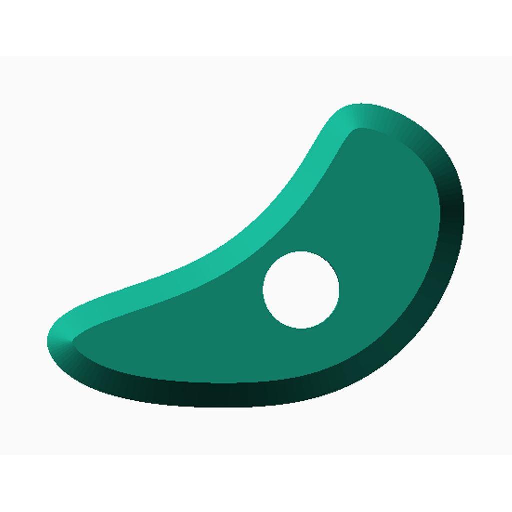 General Rib 1 - Pottery & Clay Ribs & Tools - The Create Studio