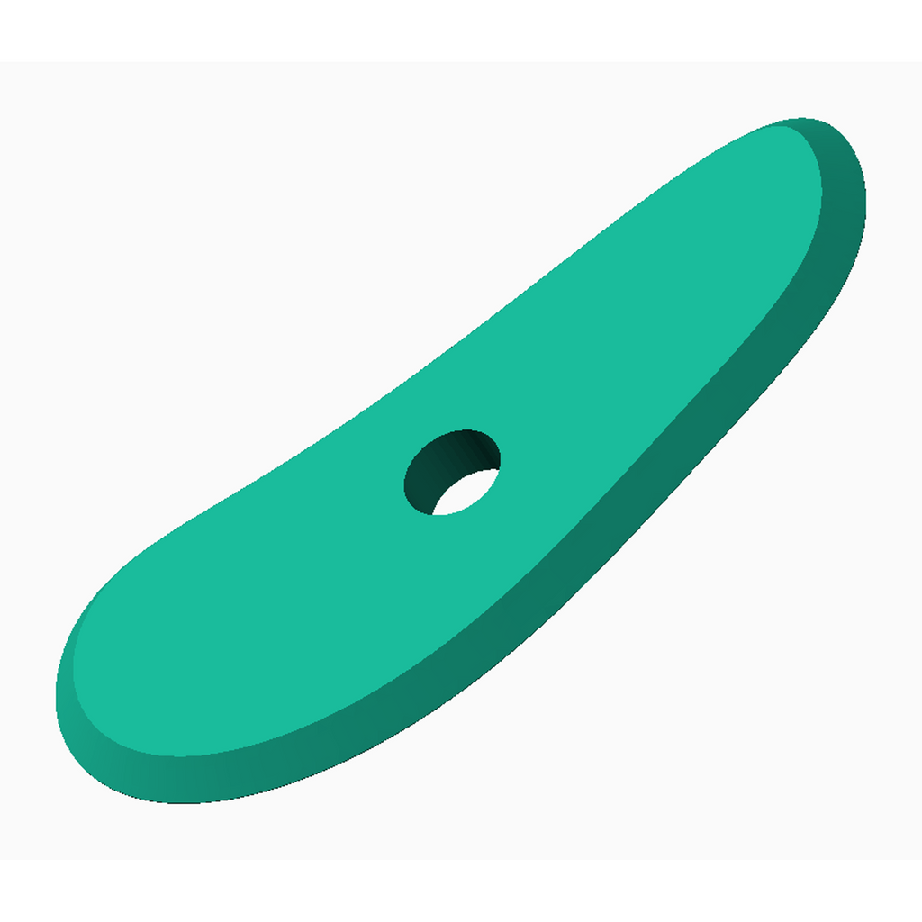 General Rib 2 - Pottery & Clay Ribs & Tools - The Create Studio