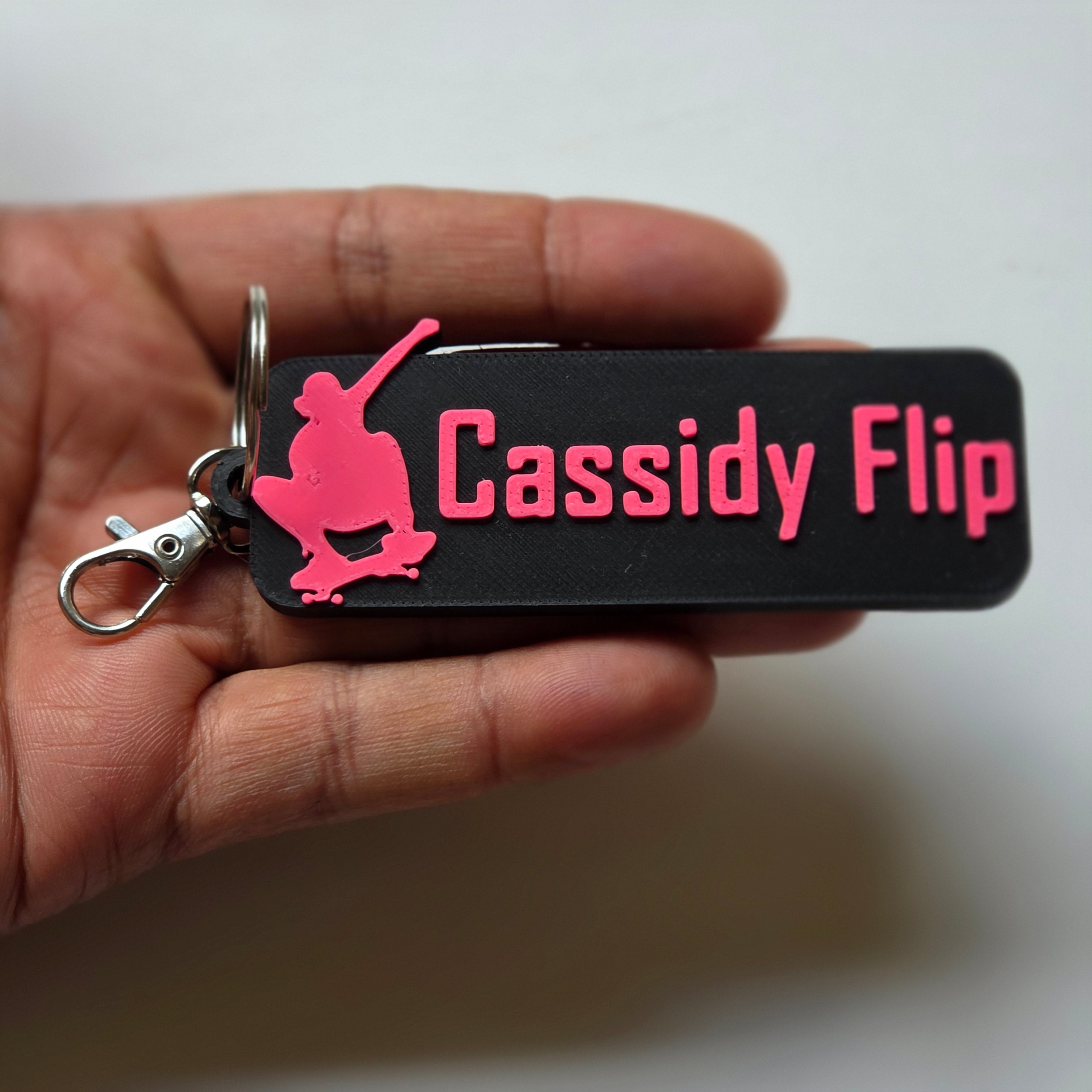 Personalised Skater Keychain by The Create Studio