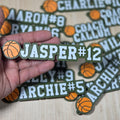 Personalised Basketball Keychain with Jersey Number