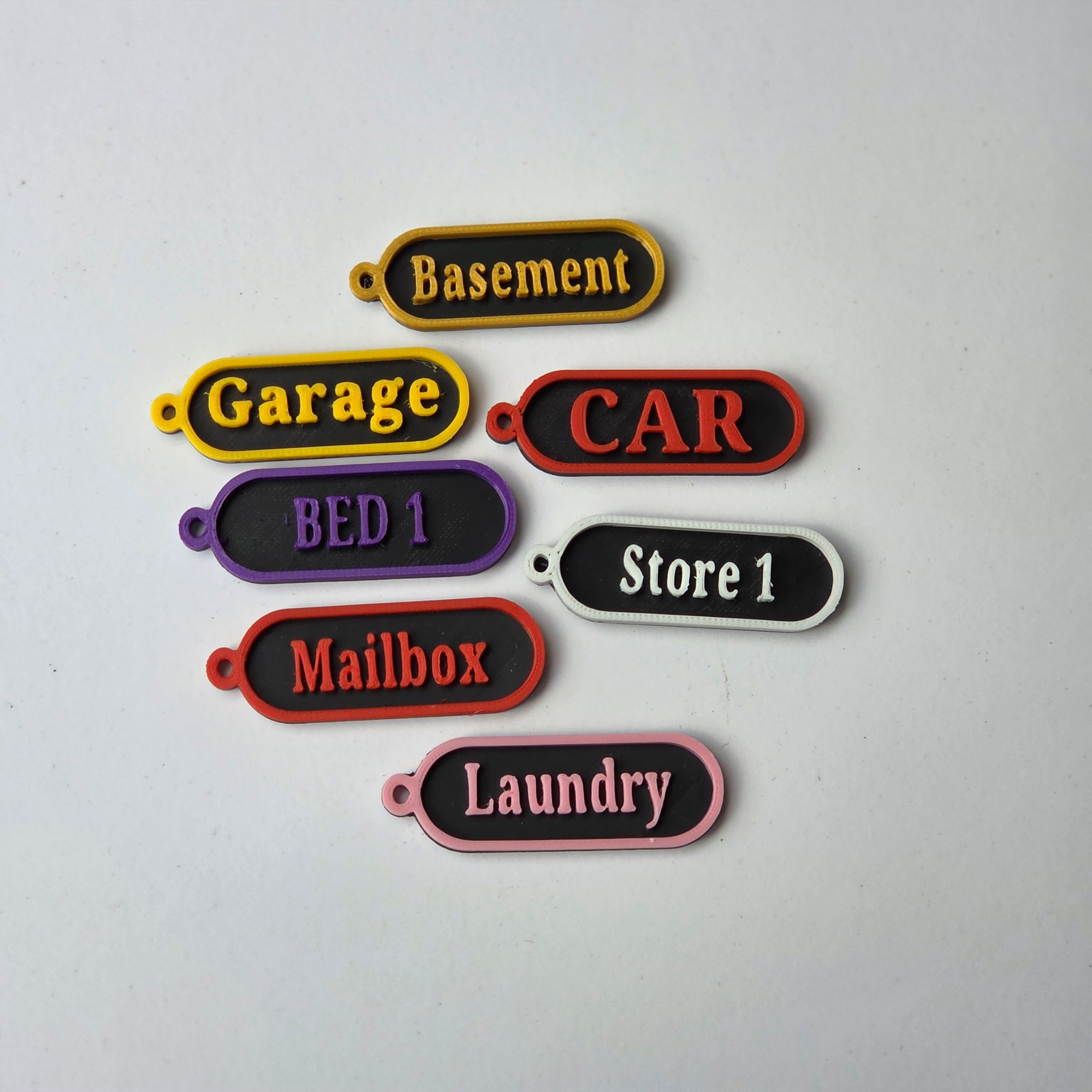 Custom Tag Keychains
