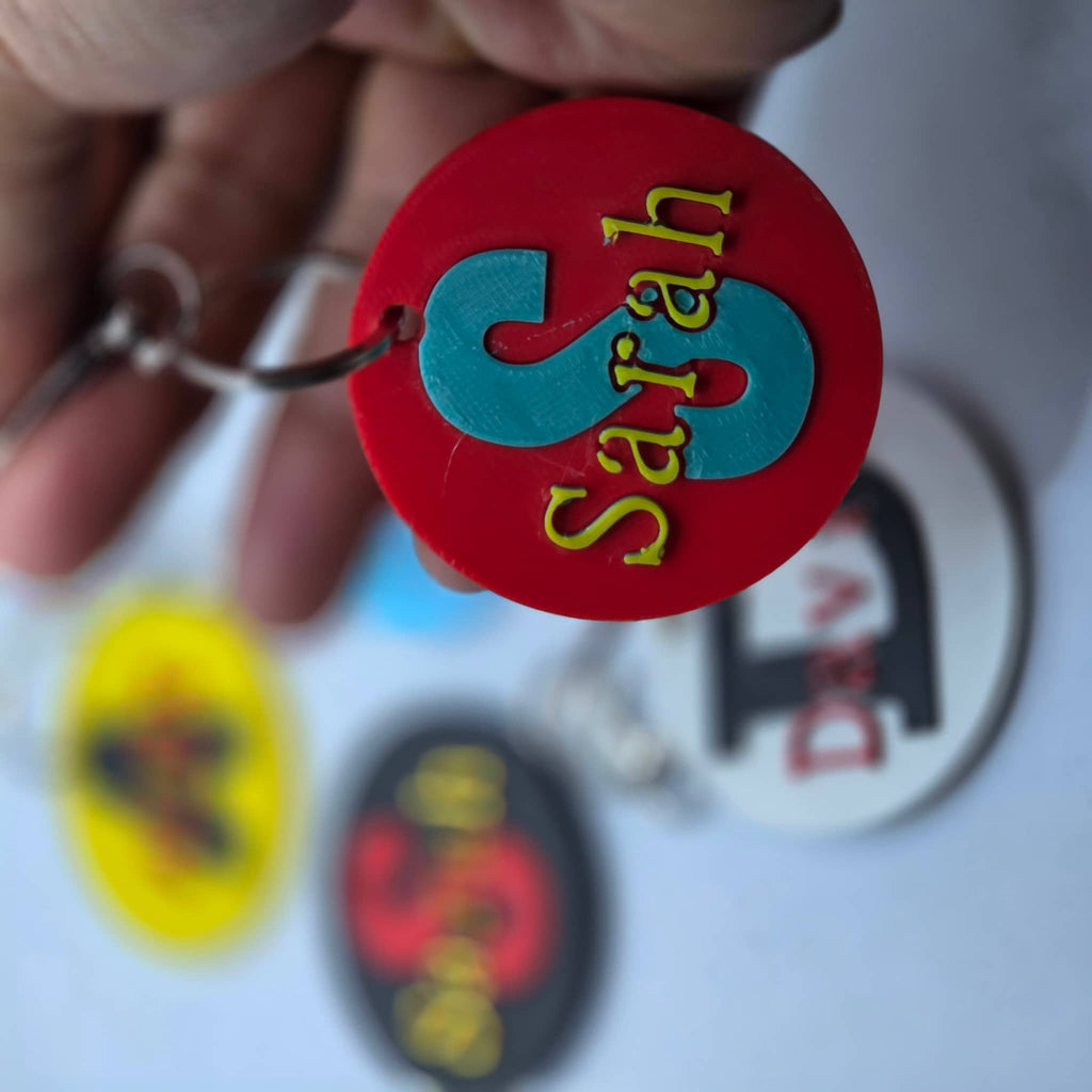 Personalized Initial Keychain by The Create Studio - Design 2