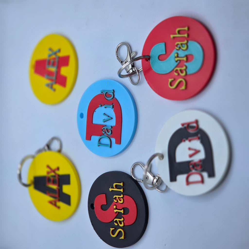 Personalized Initial Keychain by The Create Studio - Design 2