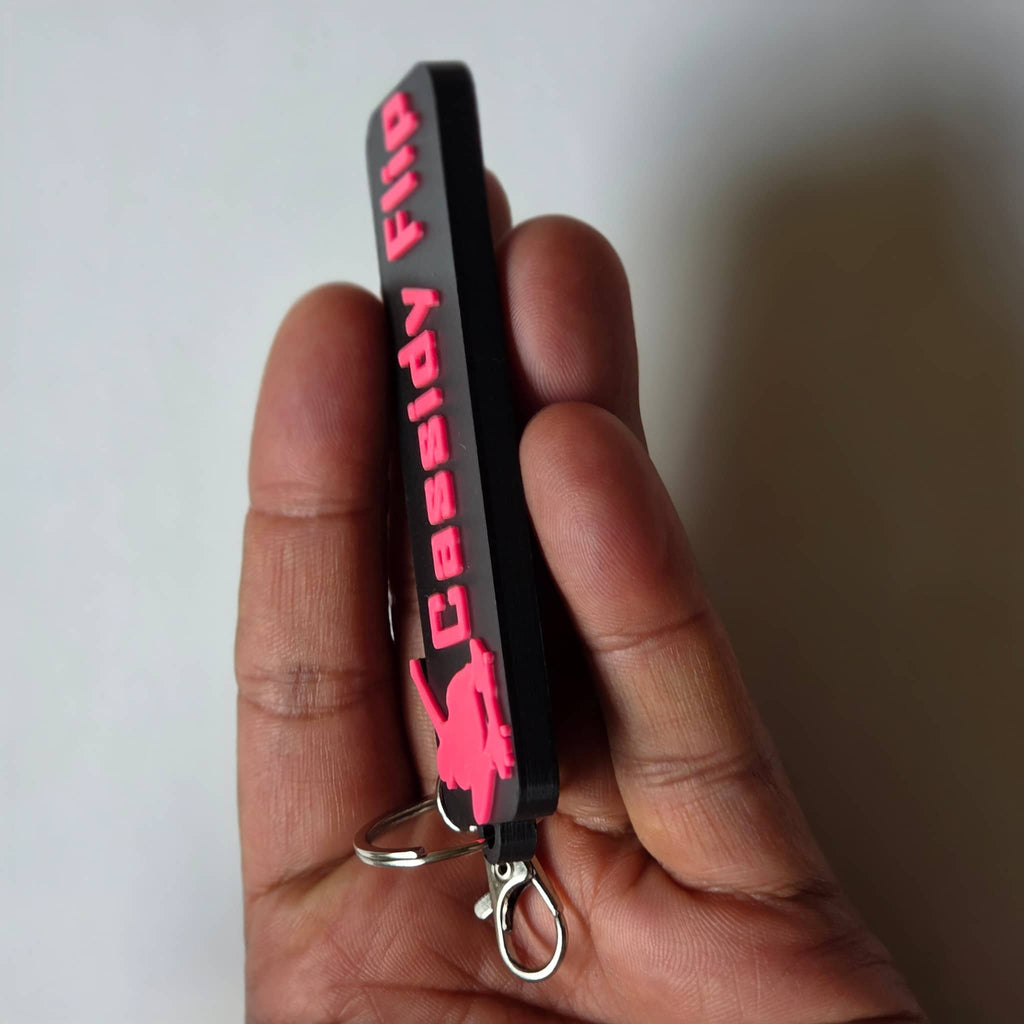 Personalised Skater Keychain by The Create Studio