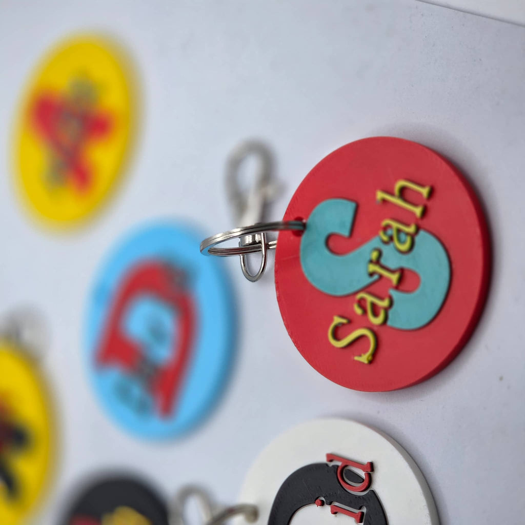 Personalized Initial Keychain by The Create Studio - Design 2
