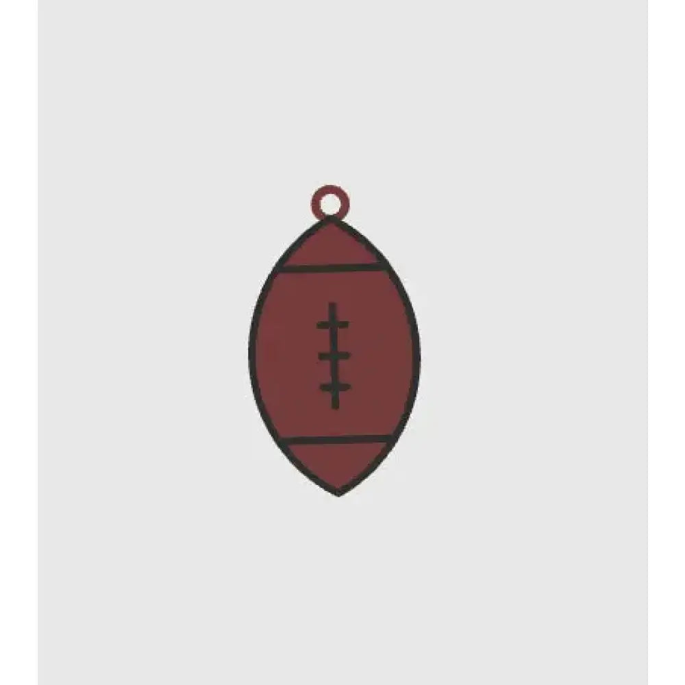 Sports balls keychains - rugby