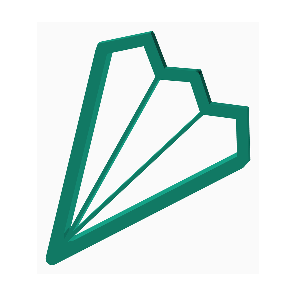 Unique clay cutter for jewelry making shaped like a stylized heart from The Create Studio