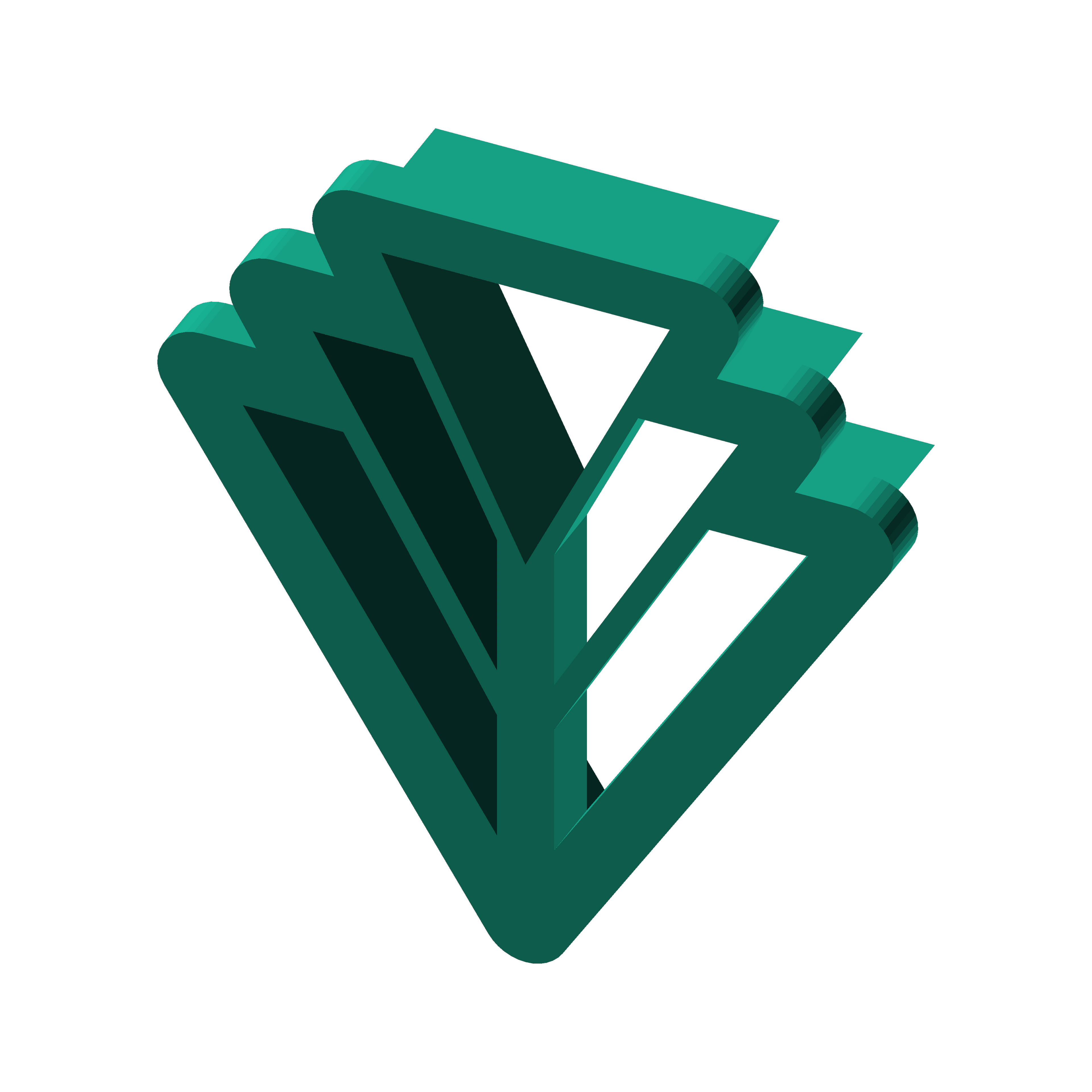 Unique clay cutter for modelling with a modern geometric design for creative craft projects