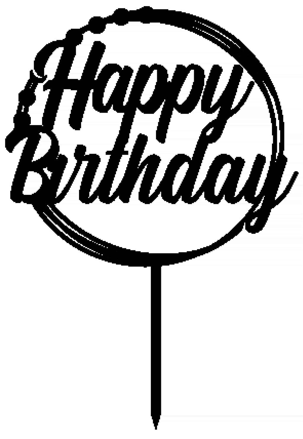 Birthday Cake Topper Style 2