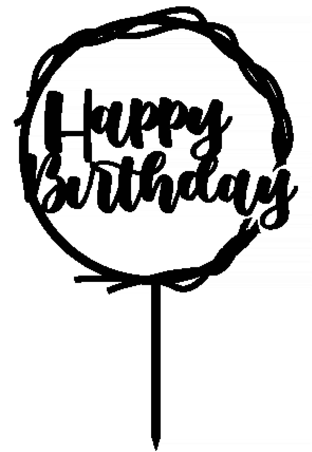 Birthday Cake Topper Style 3